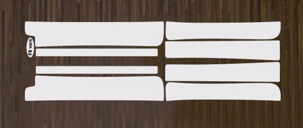 Lackschutzfolie für Türeinstiege Einstiegsleisten Nissan Townstar ab 2022